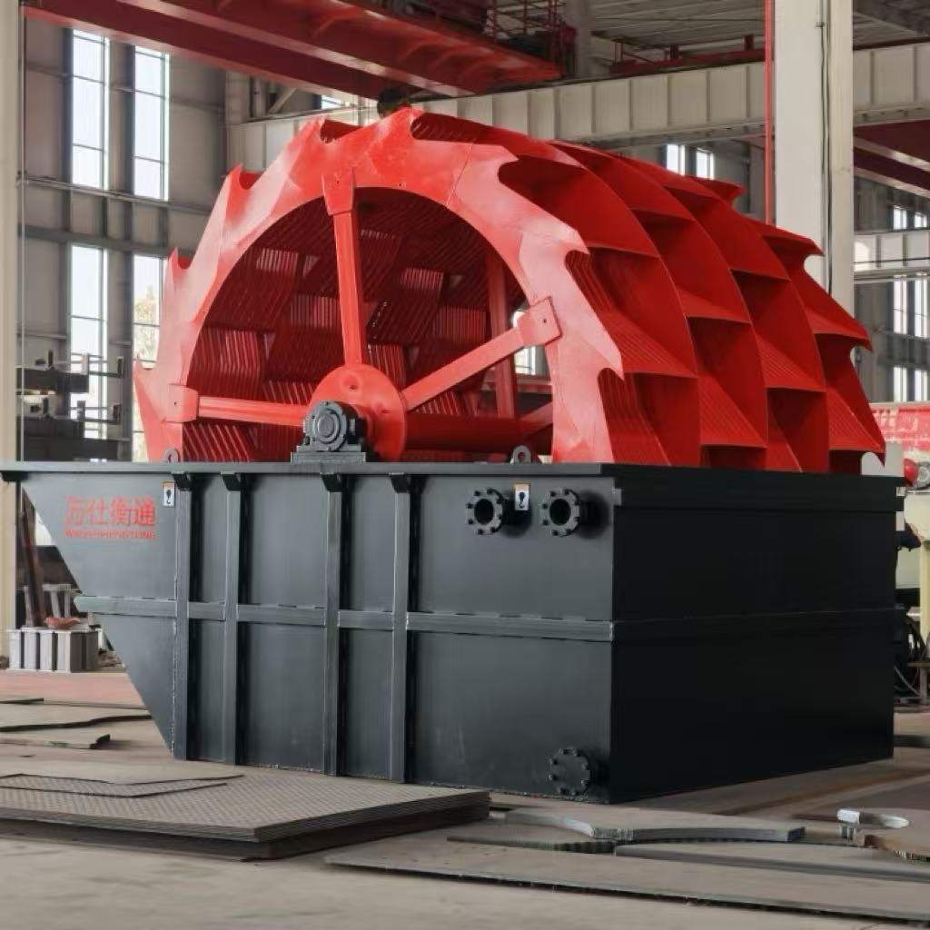 Lavadora de Arena de Tipo Rueda de WSHT Máquina de Lavado de Arena Minera Máquina de Limpieza de Arena y Grava de Cuarzo