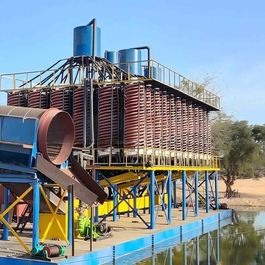 Cinta de Desviación de Gravedad Separador de Minerales Finales de Tínera de Rocas y Oro de Tínera de Minerales de Cola de Tínera