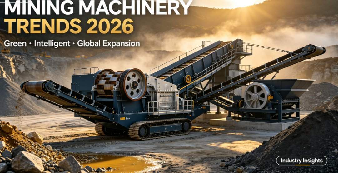 Tendencias 2026 del sector mundial de maquinaria minera: Verde, Inteligente y Expansión Internacional