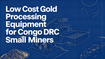 Equipos de procesamiento de oro de bajo costo para mineros pequeños en la República Democrática del Congo