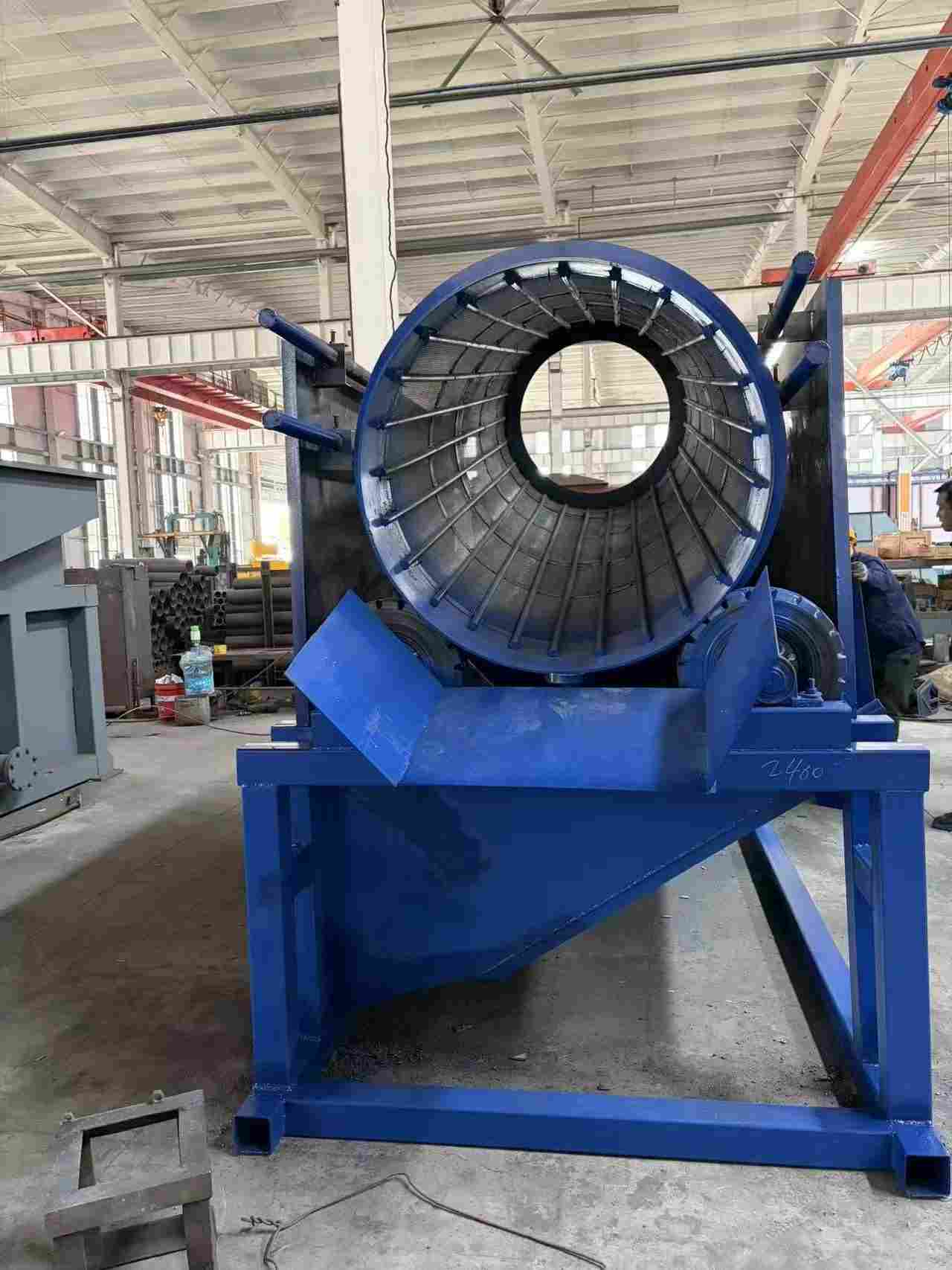 Equipo de minería de oro de trommel rotativo