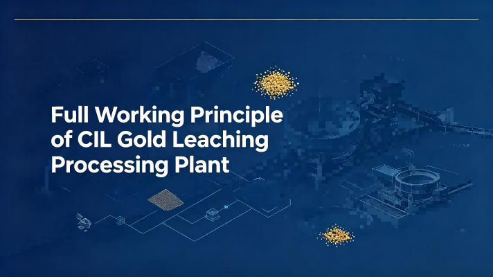 Principio de funcionamiento completo de la planta de procesamiento de lixiviación de oro CIL