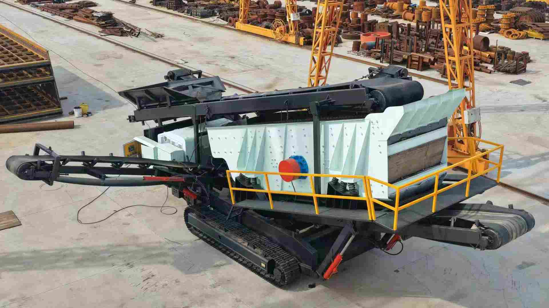 Estación móvil de trituración de contraataque de tipo crawler