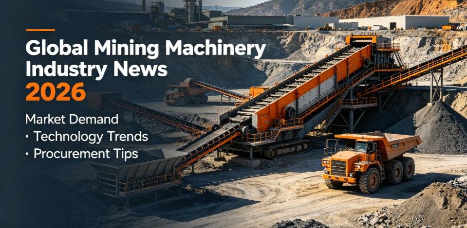 Noticias del Sector de Maquinaria de Minería Global 2026 — Demanda del Mercado, Tendencias Tecnológicas & Consejos para la Adquisición Externa