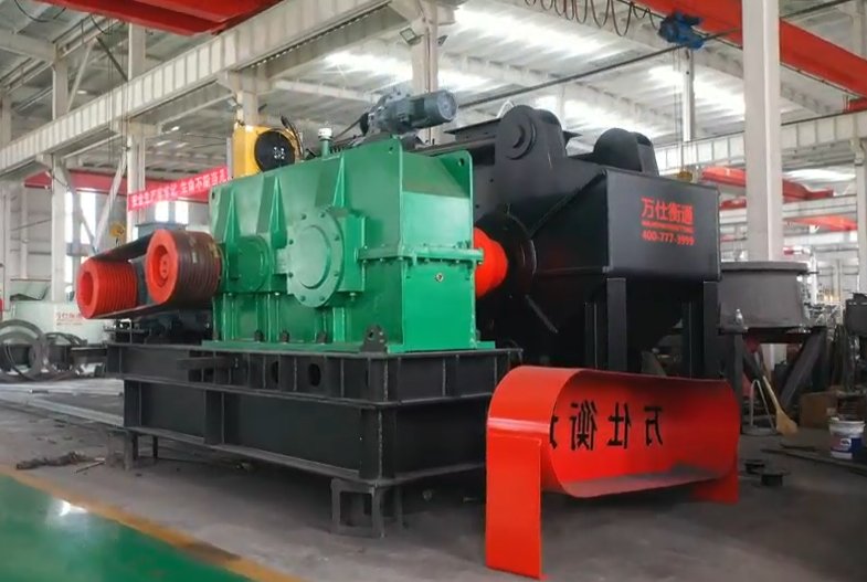 Maquina de fabricación de arena de doble rodillo hidráulico WSHT de gran capacidad de alta producción equipo de trituración fina de piedra