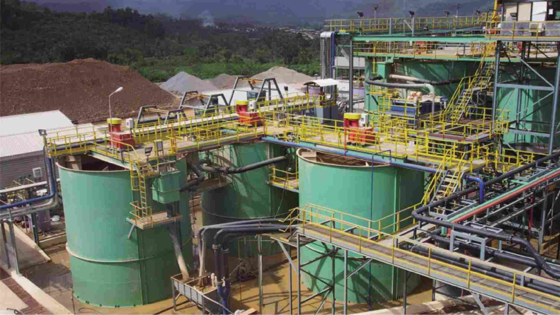 Papua Nueva Guinea, Provincia de Bougainville, Planta de Lixivación Hidrometalúrgica